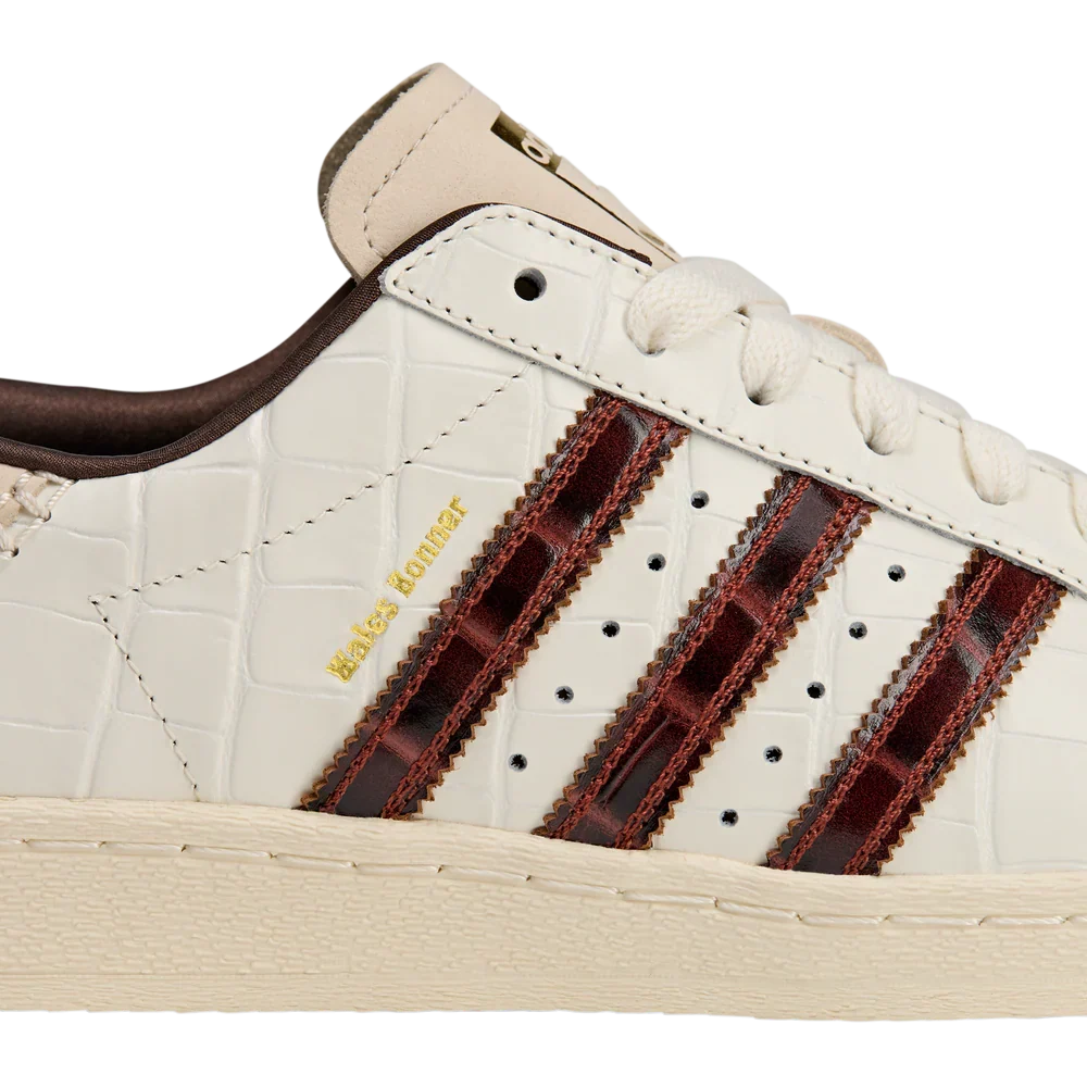 Adidas Superstar Wales Bonner White Brown Croc - KH8797