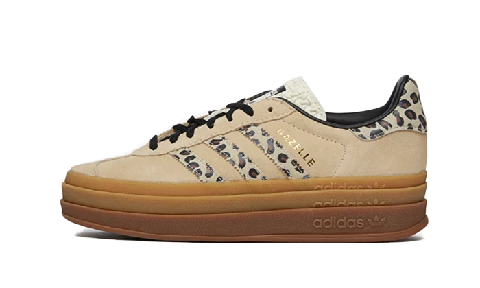 Adidas Gazelle Bold Cream Black Leopard - JI1370