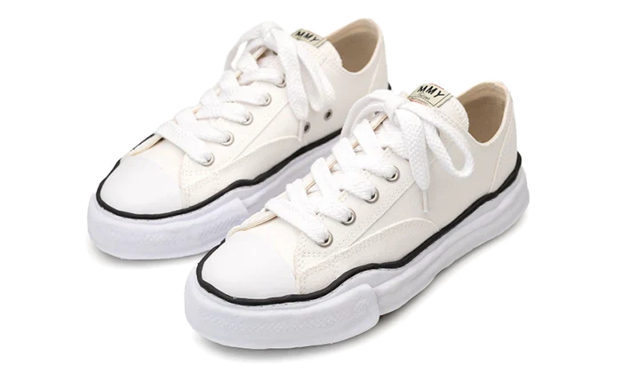 Maison Mihara Yasuhiro Peterson OG Sole Canvas Low White - A01FW702-WHT