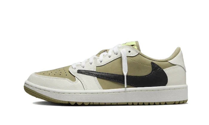 Air Jordan 1 Low Golf Travis Scott Neutral Olive