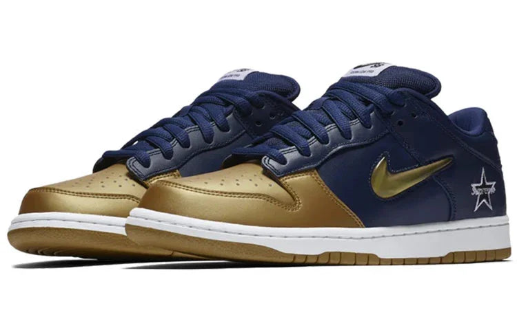 Nike SB Dunk Low Supreme Jewel Swoosh Gold - CK3480-700