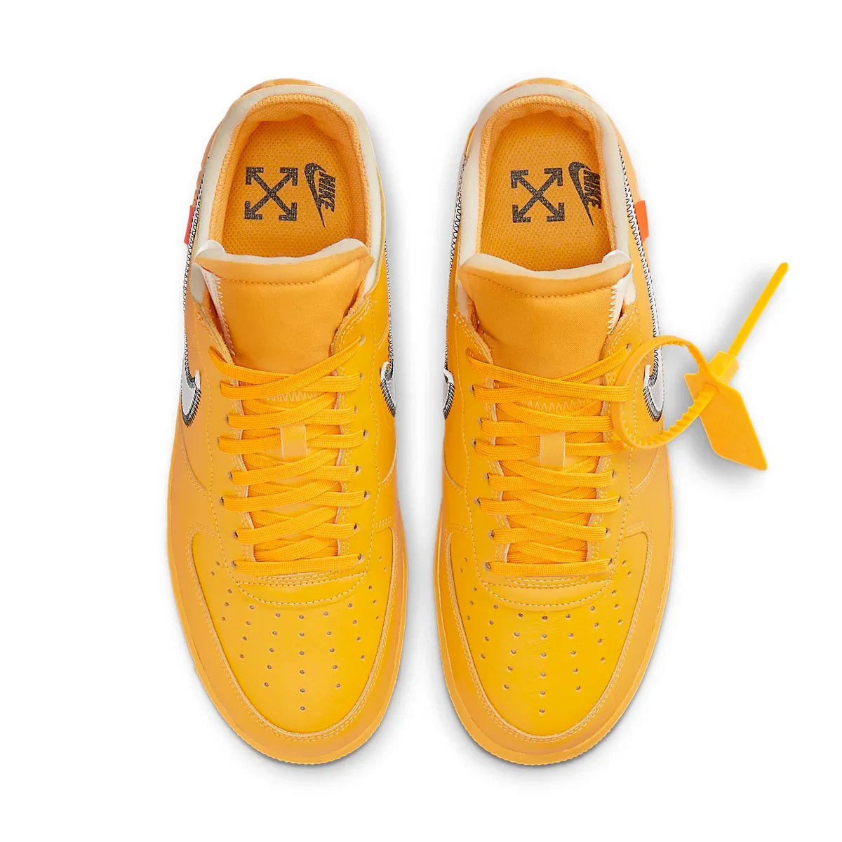 Nike Air Force 1 Low Off-White ICA University Gold - DD1876-700
