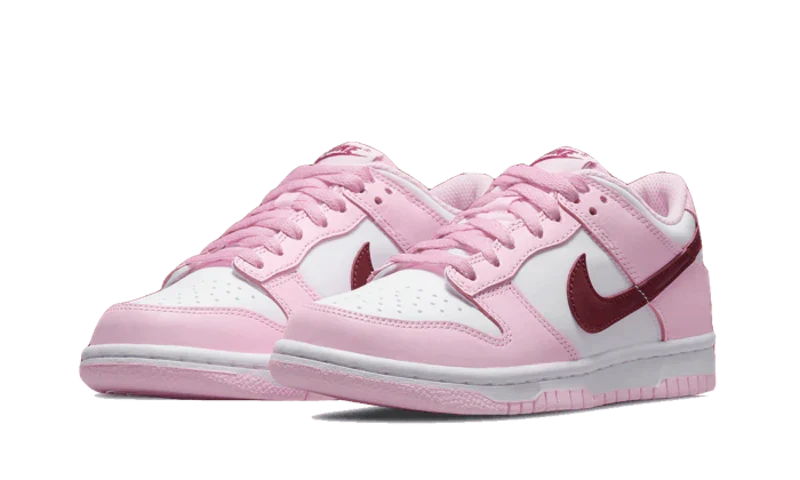 Dunk Low Pink Red White - CW1590-601