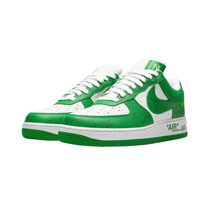 Louis Vuitton Nike Air Force 1 Low By Virgil Abloh White Green