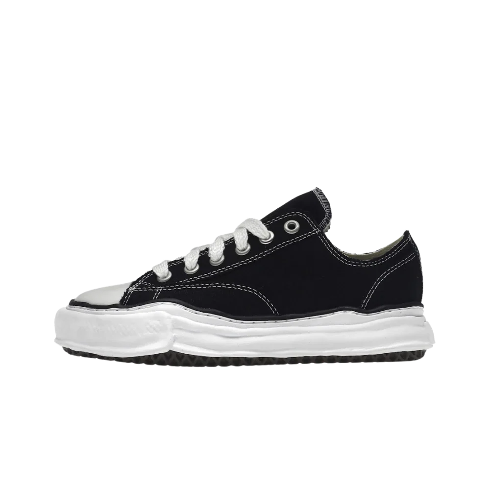 Maison Mihara Yasuhiro Blakey OG Sole Canvas Low Black - A08FW735-BLK