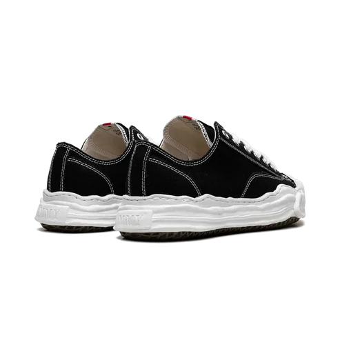 Maison Mihara Yasuhiro Hank OG Sole Canvas Low Black - A05FW702-BLK