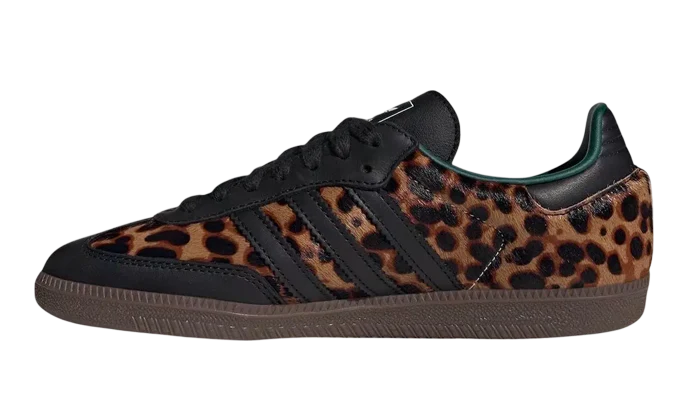Adidas Samba OG Black Green Leopard - JI2735