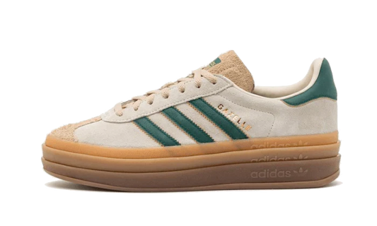 Adidas Gazelle Bold Magic Beige Collegiate Green - ID7056