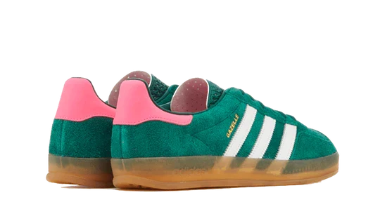 Adidas Gazelle Indoor Collegiate Green Lucid Pink - IG5929