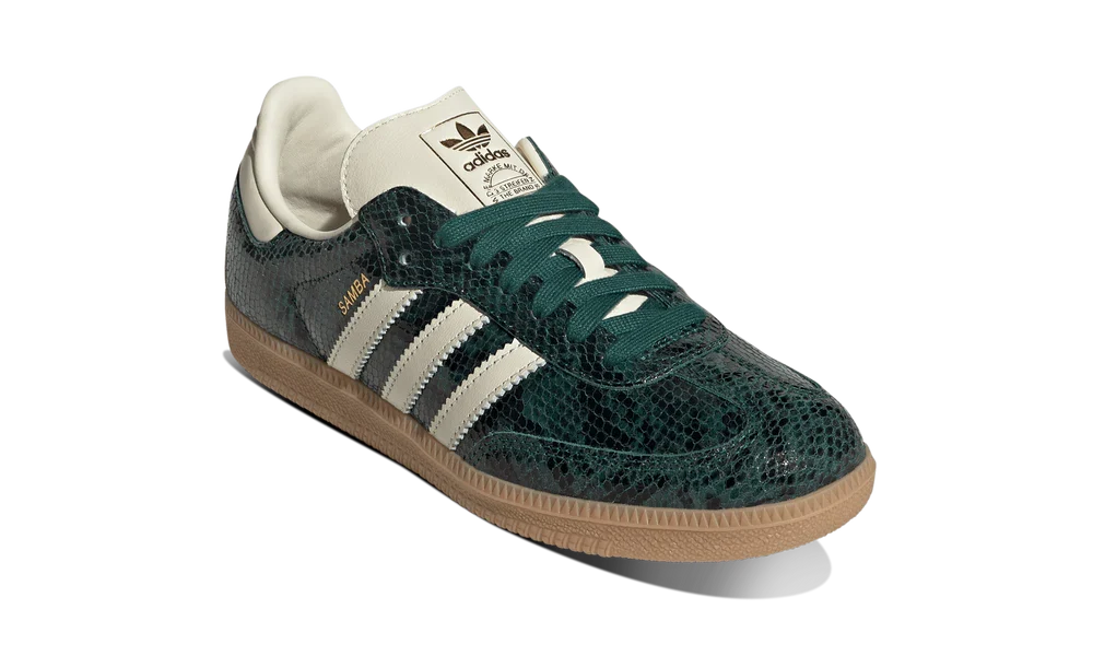 Adidas Samba OG Snakeskin Collegiate Green (Women's)