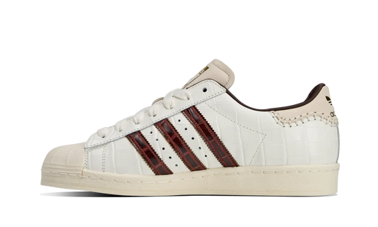 Adidas Superstar Wales Bonner White Brown Croc - KH8797