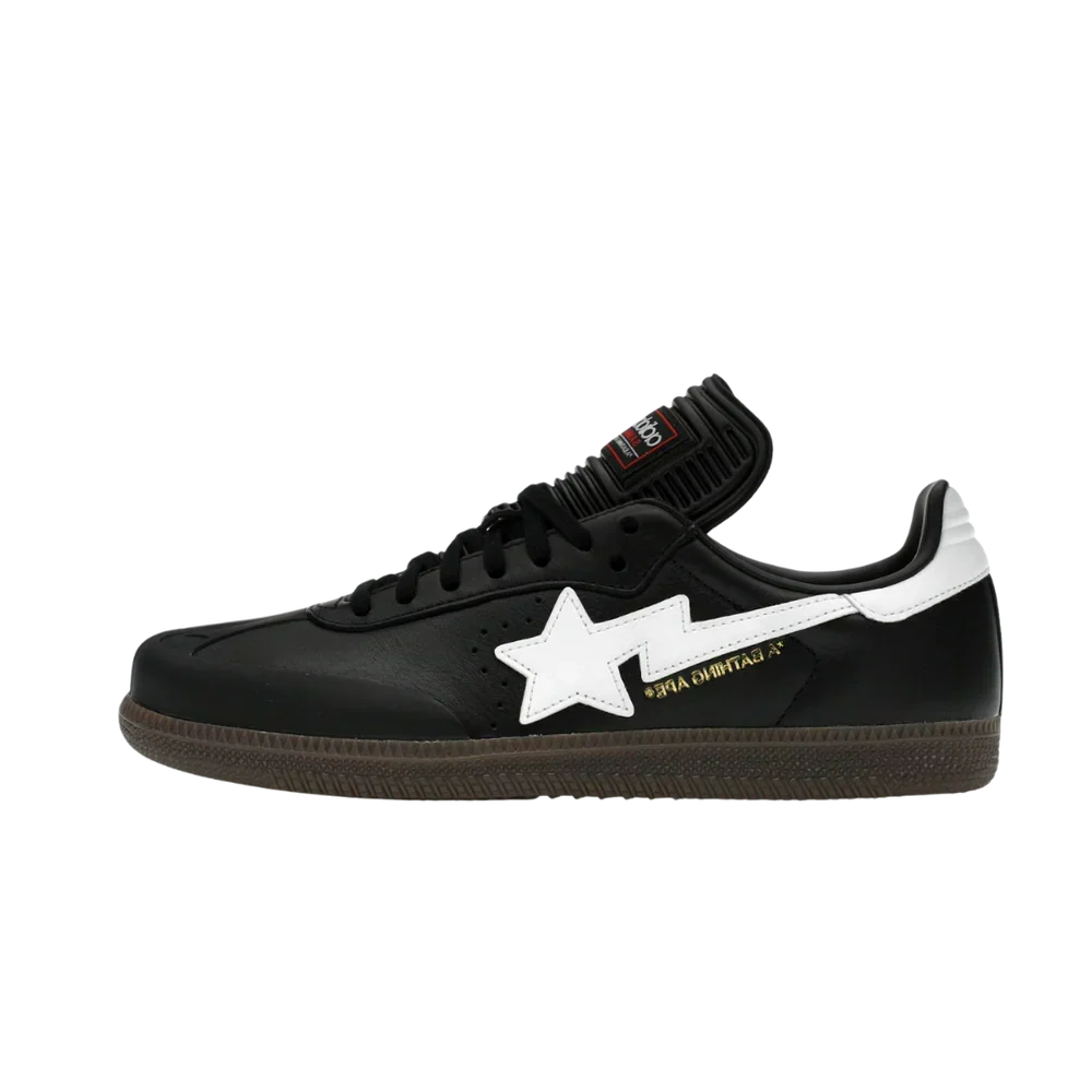 adidas Samba Bape Black White Gum