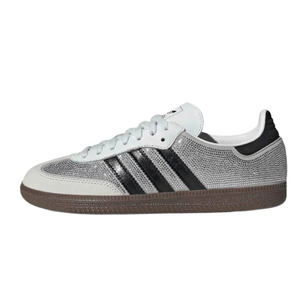 adidas Samba OG Rhinestone Crystal White Silver