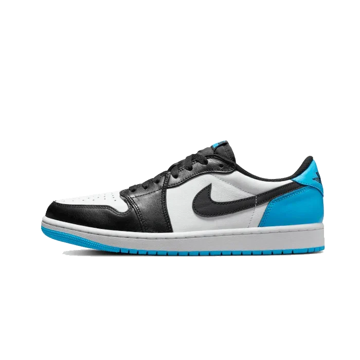 Air Jordan 1 Retro Low OG Black Dark Powder Blue - CZ0790-104