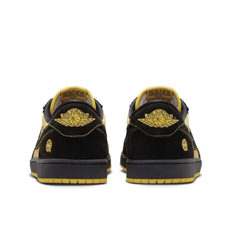 Air Jordan 1 Retro Low OG Quai 54 Black Tour Yellow Red