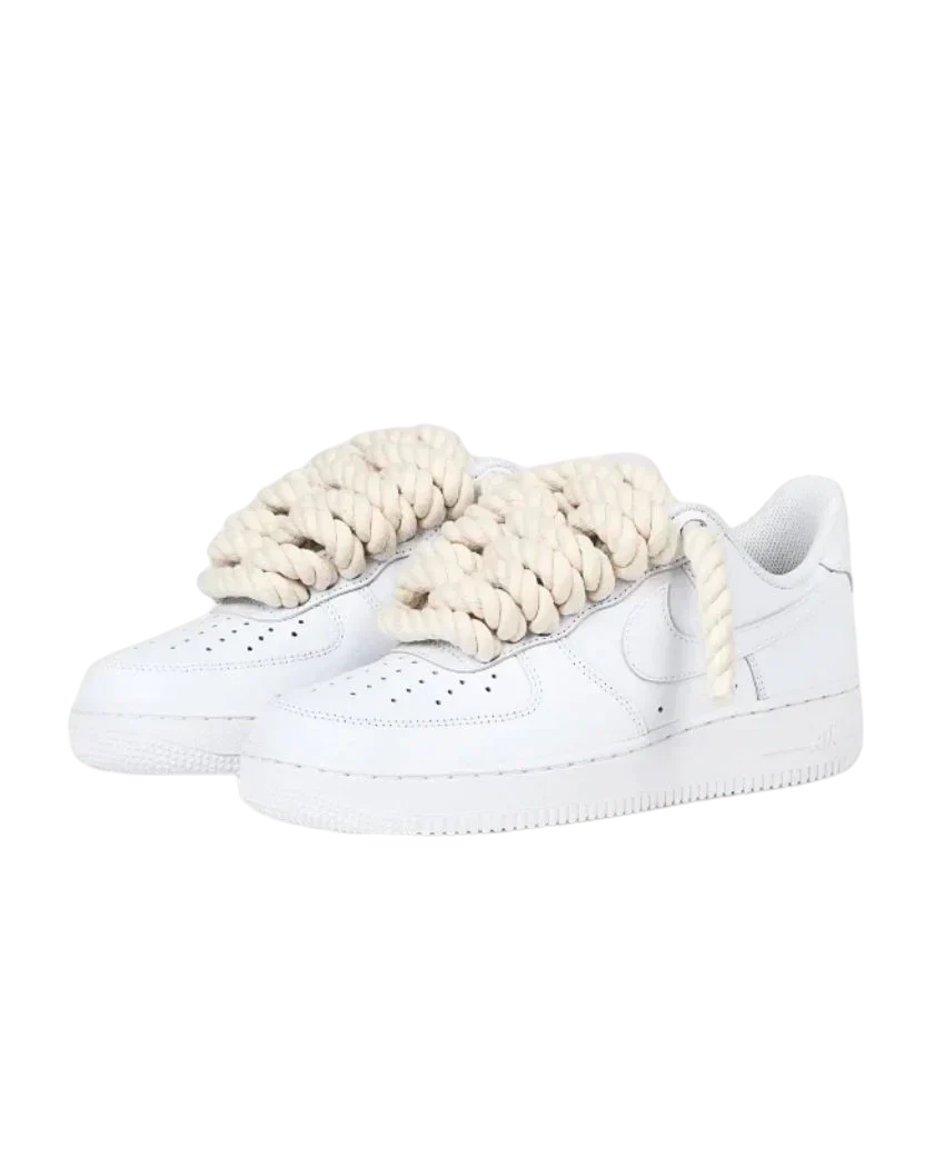 Air Force 1 Rope Laces White Cream