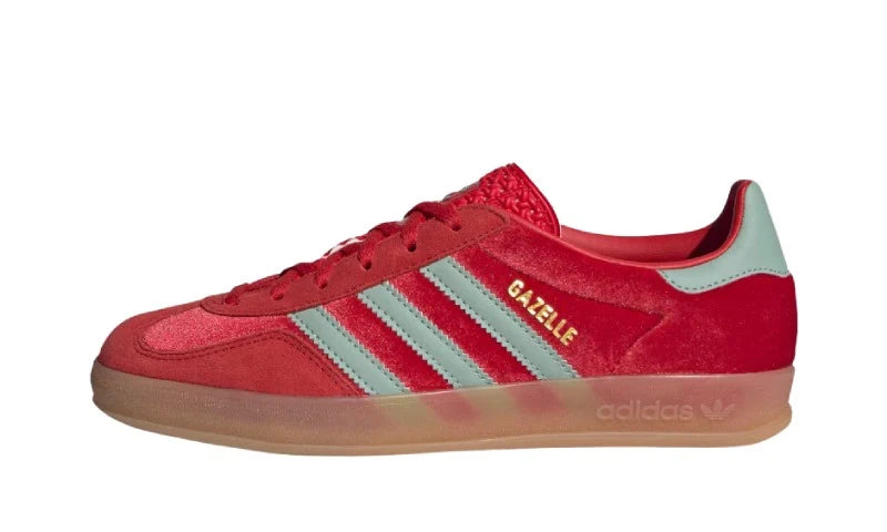 Adidas Gazelle Indoor Better Scarlet Hazy Green - IG6786