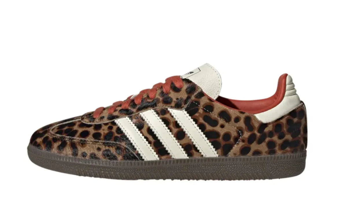 Adidas Samba OG Preloved Red Leopard - JI2734