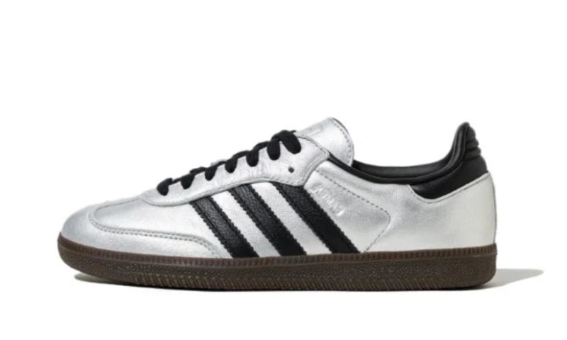 Adidas Samba OG Silver Black Gum - JI4218