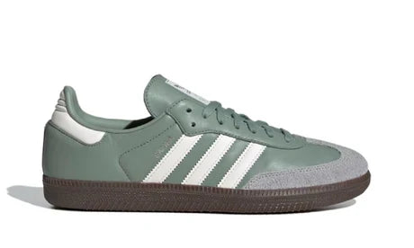 Adidas Samba OG Silver Green Chalk White - JI1866