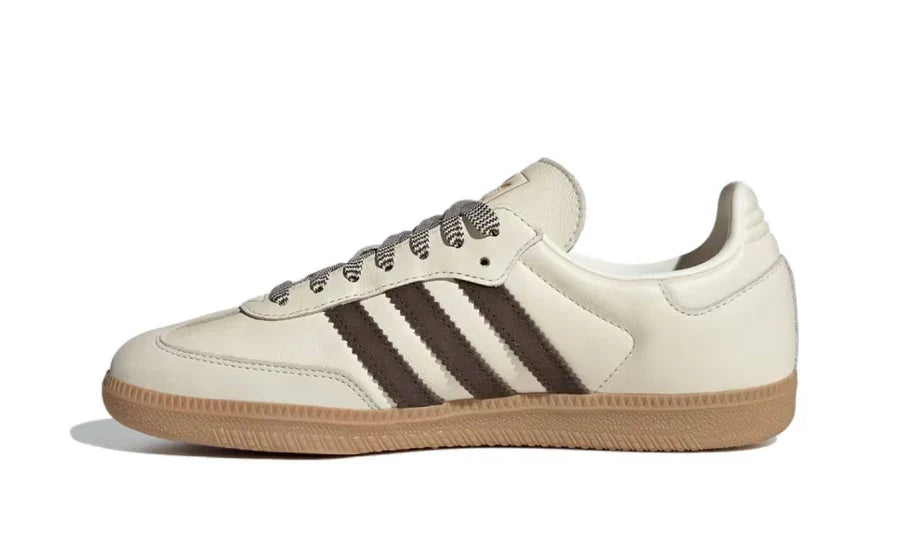 Adidas Samba OG Off White Dark Brown - JS3181