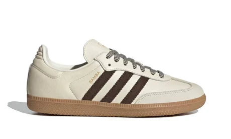 Adidas Samba OG Off White Dark Brown - JS3181