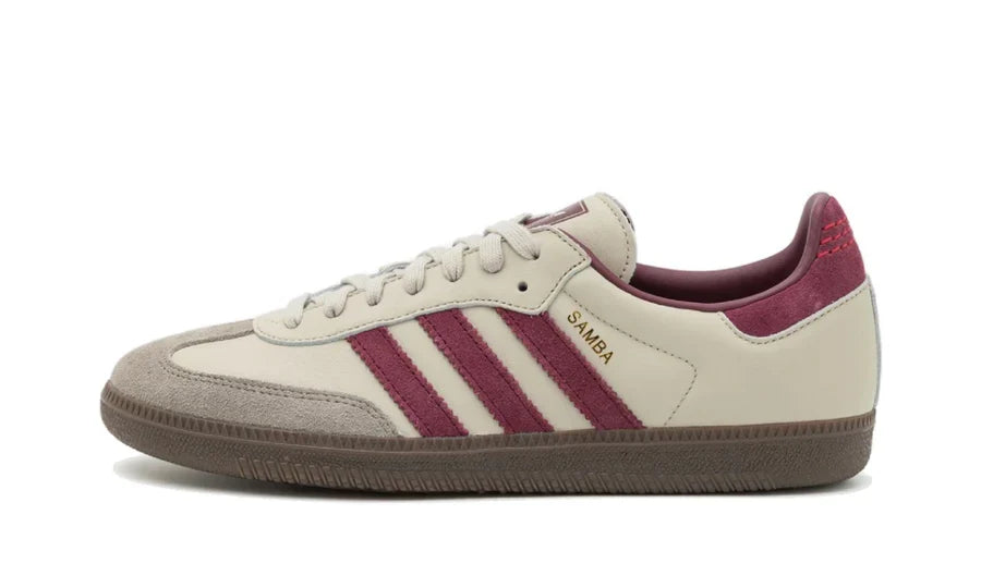 Adidas Samba OG Putty Grey Maroon - ID1482