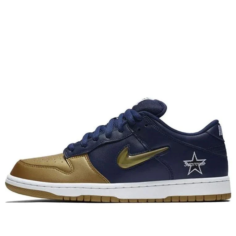 Nike SB Dunk Low Supreme Jewel Swoosh Gold - CK3480-700