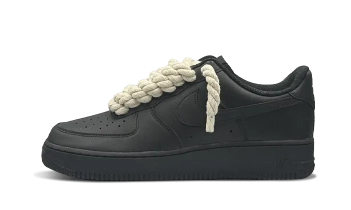 Air Force 1 Rope Laces Black Beige