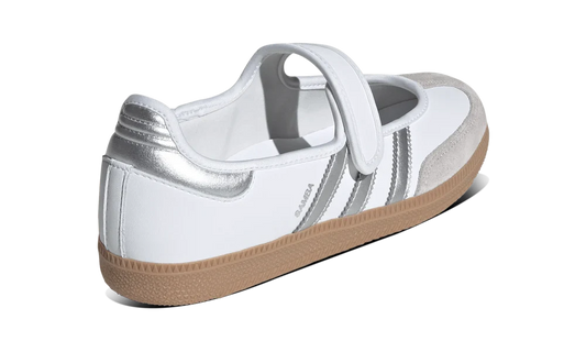 Adidas Samba Jane White Silver Metallic