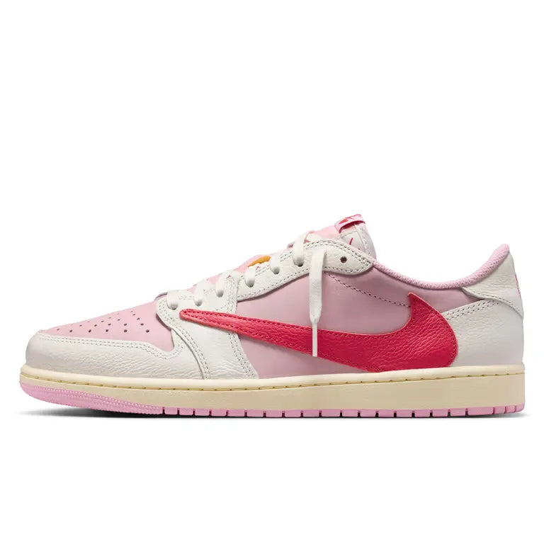 Nike Air Jordan 1 Retro Low OG SP Travis Scott Sail Tropical Pink