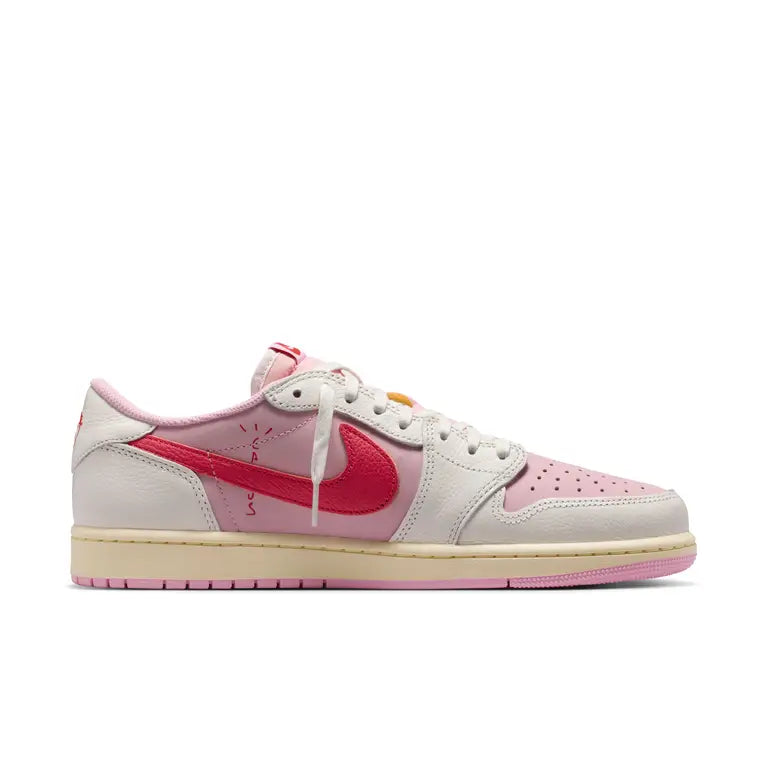 Nike Air Jordan 1 Retro Low OG SP Travis Scott Sail Tropical Pink